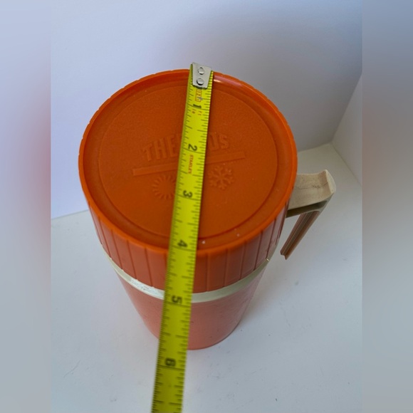 Vintage‎ Orange Thermos Insulated Jar Container 16 oz. - Picture 8 of 8